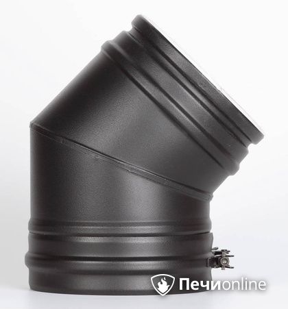 Колено 45° Schiedel Отвод 45° д.150 PM25 (Черный) Permetr в Караганде