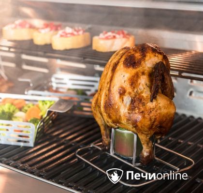 Ростер Char-Broil Grill+ для курицы с креплением для емкости в Караганде