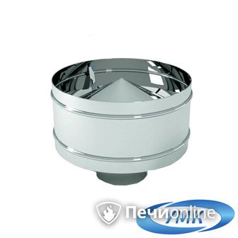 Дымоход УМК Оголовок с дефлектором D150х210 Н+Оц 0.5мм 0.5мм по воде в Караганде