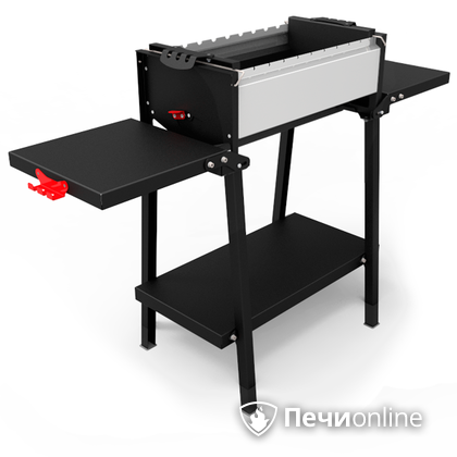 Мангал Grillver Крафтикс Сильвер на подставке в Караганде